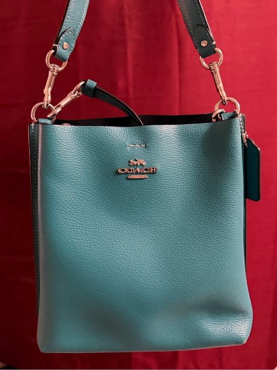Coach Handbags - Coach Mollie Bucket Bag 22 | Teal